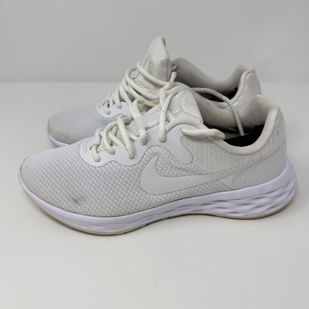 Nike Revolution 6 Mens White Running Shoes Athletic Sneakers‎ Size 9 - Picture 4 of 11